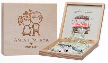 Pudełko na pieniądze pamiątka na ślub prezent G55