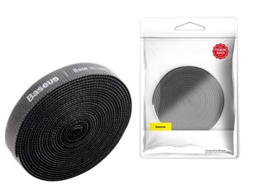 Taśma rzepowa do organizacji mocowania kabli 3m.