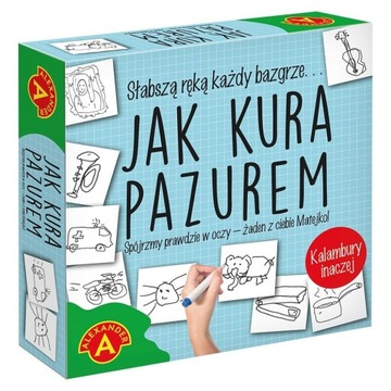Gra JAK KURA PAZUREM kalambury inaczej 2571