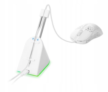 ДЕРЖАТЕЛЬ КАБЕЛЯ BUNGE ДЛЯ Мыши ТЯЖЕЛЫЙ БЕЛЫЙ RGB USB