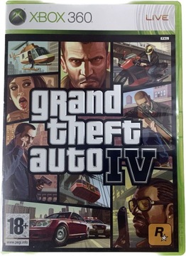 GTA IV GRAND THEFT 4 płyta bdb+ cib Z PL XBOX 360