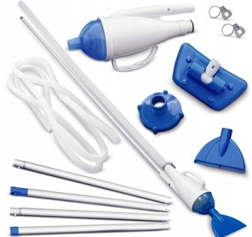 МОЩНЫЙ ПЫЛЕСОС ДЛЯ БАССЕЙНА С НАБОРОМ ДЛЯ ОЧИСТКИ ДНК