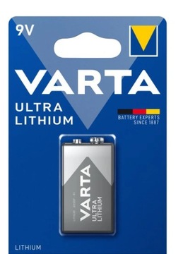 1x Bateria Litowa VARTA 9V LA522 ULTRA LITHIUM