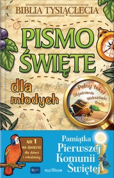 PISMO ŚWIĘTE DLA MŁODYCH Twarda Pamiątka Komunia