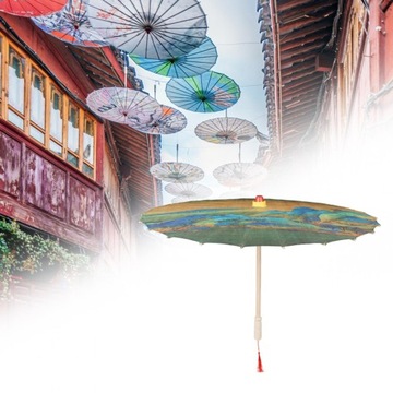 Китайский Зонт Китайский Промасленный F