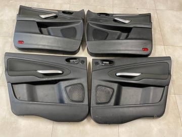 FORD S-MAX MK1 BOCZKI TAPICERKA DRZWI KOMPLET