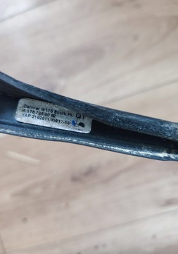 LIŠTA LEVÝ ZADNÍ CHRÓM A1767350082 W176 TŘÍDA A MERCEDES