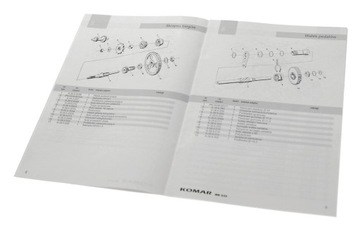 Сервис мануал и каталог запчастей Romet Komar MR 232