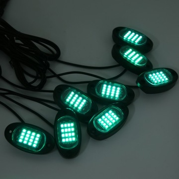 DC12V RGB 16LED шасси автомобиля