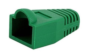Osłona wtyku RJ45 50szt zielona