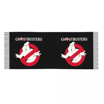 szalik Szal Damskie duże chusty z Logo Ghostbuster
