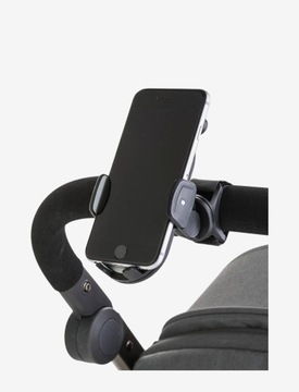 Twistshake Tour - Uchwyt na telefon komórkowy na rzep, czarny