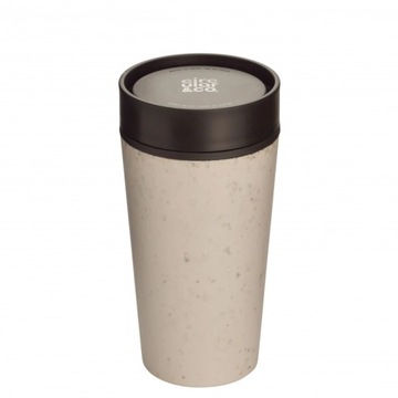 Kubek Circular Cup 340 ml kolor kremowo - czarny
