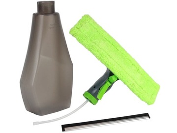 СТЕКОНОМОЙКА 3 В 1, ОКНА, ЗЕРКАЛА, РАСКЕЛЬ, РАСПЫЛИТЕЛЬ, МИКРОФИБРА