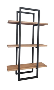 PÓŁKA RAMY-3 LOFT industrialna 60x20x100 dąb opcje POLSKI PRODUKT