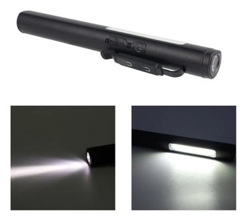 Фонарик для проверки лампы в мастерской Led Pen Light с перезаряжаемым USB-C