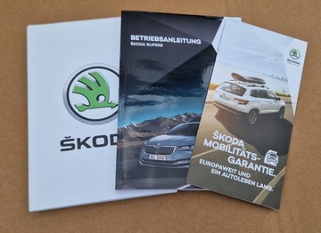 KSIĄŻKA SERWISOWA SKODA SUPERB III 2021R NIEMCY