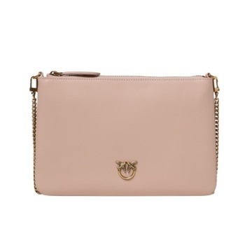 -10% PINKO TOREBKA SKÓRZANA CLASSIC FLAT LOVE BAG SIMPLY