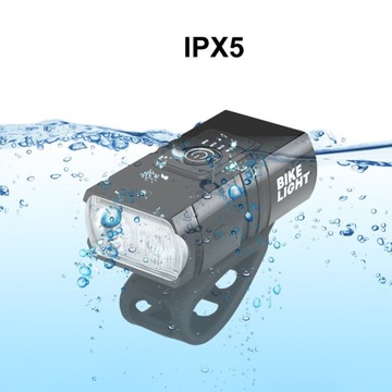 МОЩНАЯ СВЕТОДИОДНАЯ ВЕЛОСИПЕДНАЯ ЛАМПА ACU USB ПЕРЕДНЯЯ + ЗАДНЯЯ