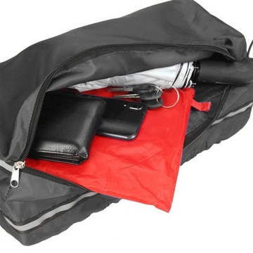 Torba na akumulator do roweru elektrycznego, wodoodporna obudowa akumulatora rowerowego, L czarna