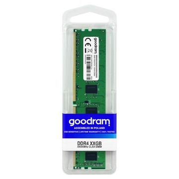 DRAM Goodram DDR4 DIMM 16GB 2666MHz CL19 DR 1,2V