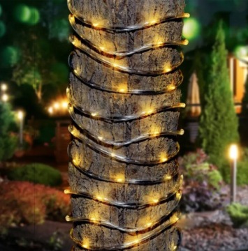 Солнечный свет 100 LED GRUNDIG Солнечная цепь 10 м Струна