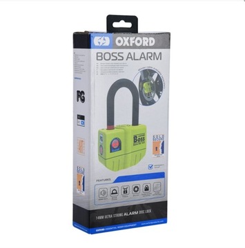 Замок тормозного диска с сигнализацией OXFORD BOSS 14