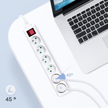 УДЛИНИТЕЛЬ ПИТАНИЯ НА 6 РОЗЕТОК 3М