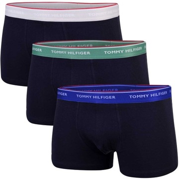 TOMMY HILFIGER BOKSERKI MĘSKIE 3P WB TRUNK GRANATOWE r.M