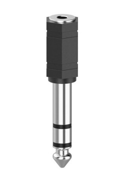 STEREO Adapter Duży Jack 6,3 mm Wtyk - Mały Jack 3,5 mm Gniazdo Sklep W-wa