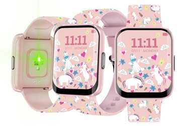 Smartwatch dla nastolatków Bemi Omi różowy