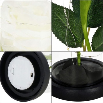 ВЕЧНАЯ РОЗА В СТЕКЛЕ LED-бокс ИДЕЯ ПОДАРКА НА ДЕНЬ МАТЕРИ