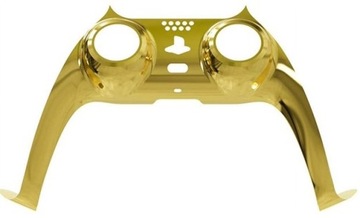 ЗОЛОТАЯ БЛЕСТЯЩАЯ ДЕКОРАТИВНАЯ ВСТАВКА ПЕРЕДНЕЙ ПАНЕЛИ ДЛЯ PS5 PAD - РАСПРОДАЖА!