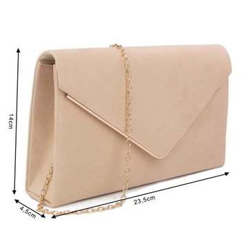 Alessio Клатч Замшевая женская вечерняя сумка