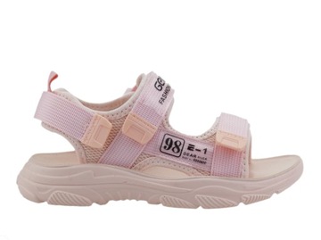 САНДАЛИИ ДЛЯ ДЕВОЧЕК ДЕТСКАЯ ОБУВЬ СПОРТИВНЫЕ САНДАЛИИ НА ЛИПУЧКЕ Размер 29