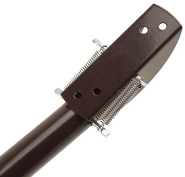 MOCNA PODPÓRKA STOPKA NÓŻKA DO DRZWI BRAMY 30CM GRUBA FI 25MM BRĄZ POLSKA