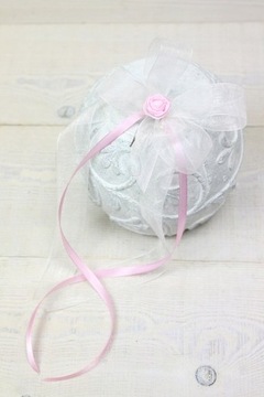 Венок для причастия БЕЛЫЙ розовый винтажный стиль причастия