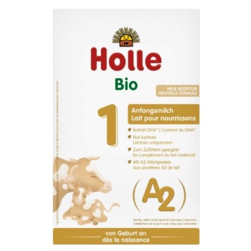 Молоко A2 коров'ячі 1 стартові для немовлят біо 400 г - HOLLE