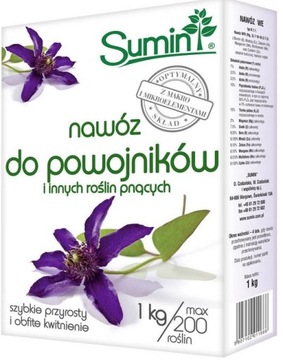 SUMIN DO POWOJNIKÓW PNĄCZY 1KG NAWÓZ KWIATÓW