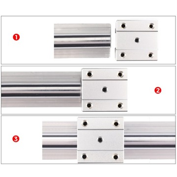 Линейная направляющая VEVOR 2 шт SBR16-600мм 4 направляющих