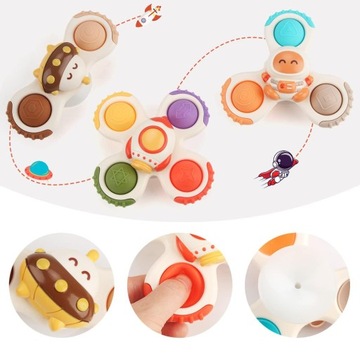 Набор игрушек для ванной в форме космического корабля