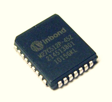 W27C512P-45Z Pamięć EPROM Kasowalna 27C512 PLCC32