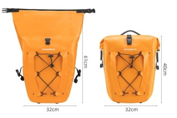 Сумка на багажник велосипеда WATERPROOF 25л RockBros ZR26