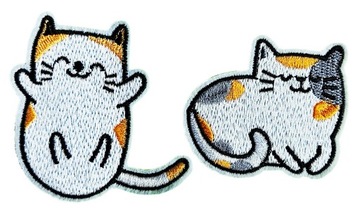 Вышивка термо -патч для одежды 15 разных кошек