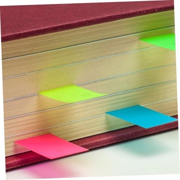 4 комплекта блокнотов с метками-закладками для маркировки книг