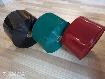 Ленточные шторы ПВХ на заказ, цветная пленка ПВХ.