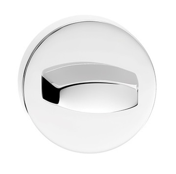 SZYLD DOLNY JULIA PREMIUM okrągły CHROM BŁYSK BLOKADA WC