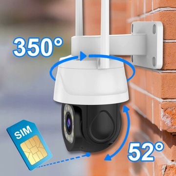 Kamera Z17 Pro ORLLO 4K AI 8MP SIM LTE 5xZOOM obrotowa zewn+zasilacz GRATIS