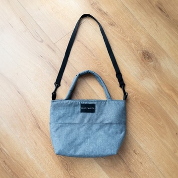 Сумка-органайзер в коляску для мамы малыша, цвет серый.