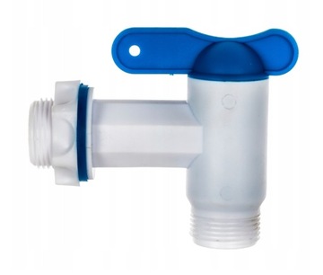 ПЛАСТИКОВЫЙ КРАН ДЛЯ БОЧКИ С ВОДОЙ, САДОВЫЙ СЛИВНОЙ КЛАПАН 3/4